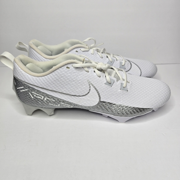 Nike‎ Vapor Edge Speed 360 2 Football Cleats White Metallic Silver Men’s Size 16